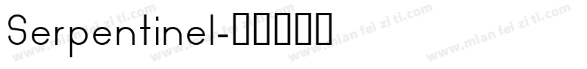 SerpentineI字体转换