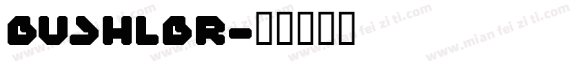 BUSHLBR字体转换