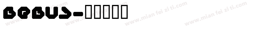 bebus字体转换