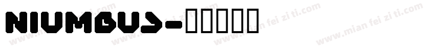 niumbus字体转换