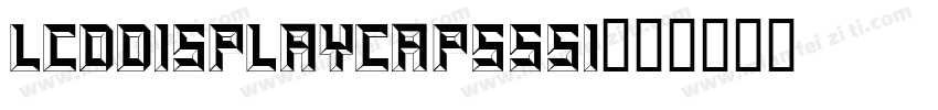 LCDDisplayCapsSSi字体转换