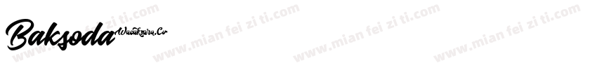 Baksoda字体转换