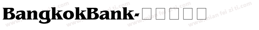 BangkokBank字体转换