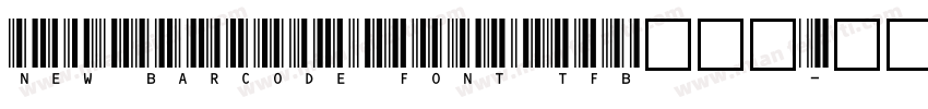 New_Barcode_Font_tfb手机版字体转换