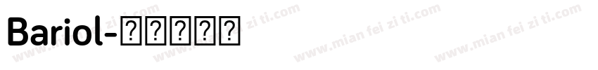 Bariol字体转换