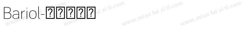 Bariol字体转换