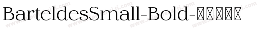 BarteldesSmall-Bold字体转换