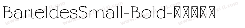 BarteldesSmall-Bold字体转换