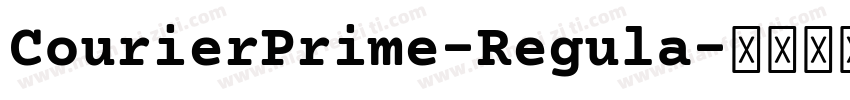 CourierPrime-Regula字体转换