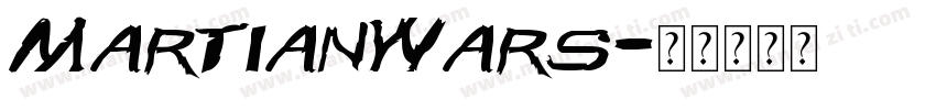 MartianWars字体转换