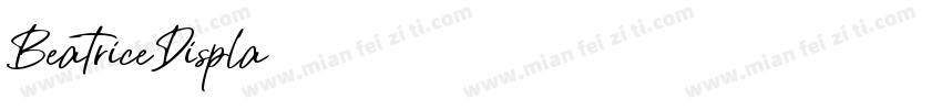 BeatriceDispla字体转换