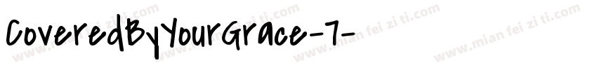 CoveredByYourGrace-7字体转换