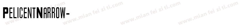 PelicentNarrow字体转换