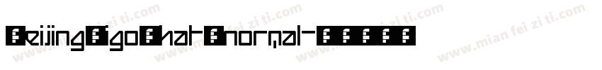 BeijingWigoWhat_normal字体转换
