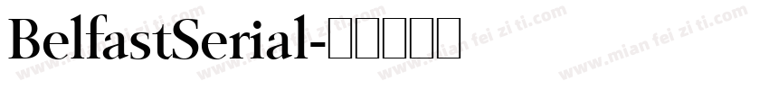 BelfastSerial字体转换