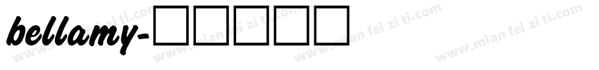 bellamy字体转换