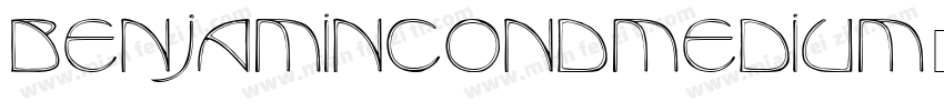 BenjaminCondMedium-字体转换