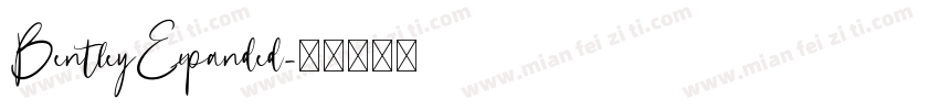 BentleyExpanded字体转换