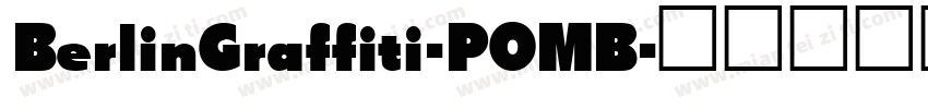 BerlinGraffiti-POMB字体转换