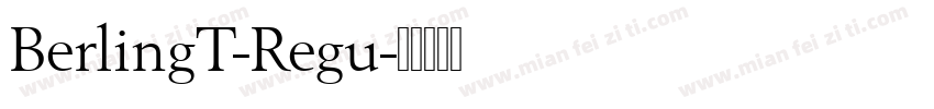 BerlingT-Regu字体转换