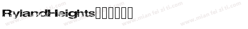 RylandHeights字体转换