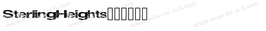 SterlingHeights字体转换