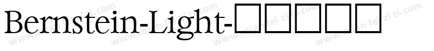 Bernstein-Light字体转换
