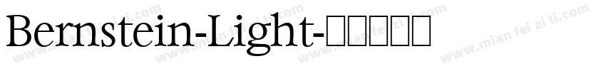 Bernstein-Light字体转换