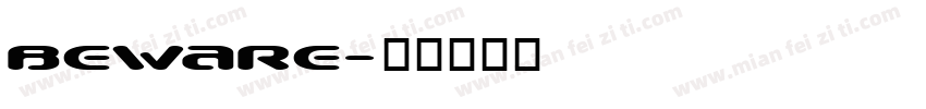 Beware字体转换