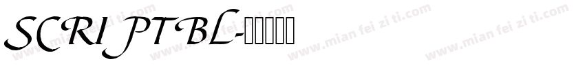 SCRIPTBL字体转换