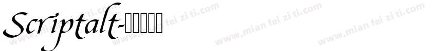 Scriptalt字体转换