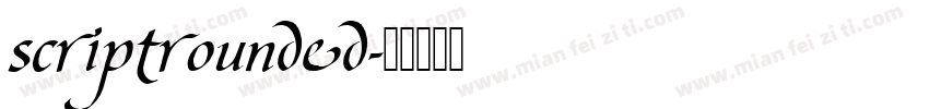 scriptrounded字体转换