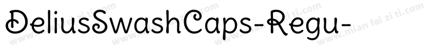 DeliusSwashCaps-Regu字体转换