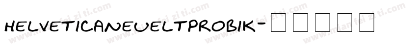 helveticaneueltprobik字体转换