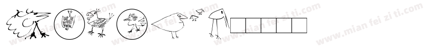 Birds字体转换