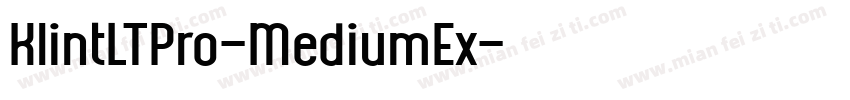 KlintLTPro-MediumEx字体转换