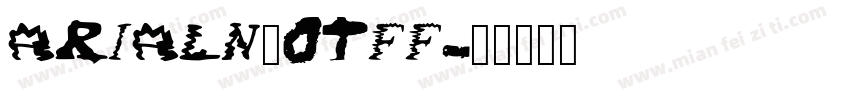 ARIALN_0TFF字体转换