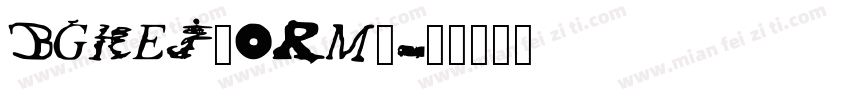 BGKEJ_ORM_字体转换