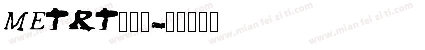 METRT___字体转换
