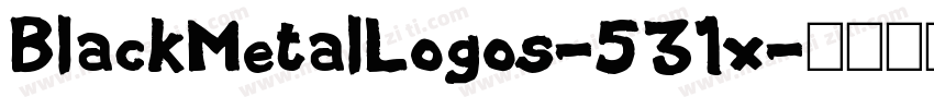 BlackMetalLogos-531x字体转换