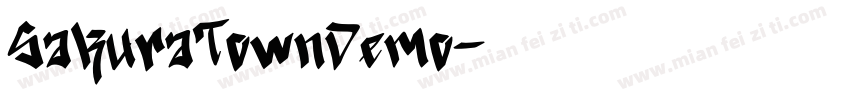 SakuraTownDemo字体转换