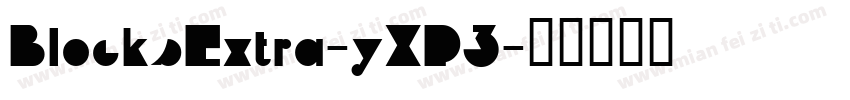 BlocksExtra-yXP3字体转换