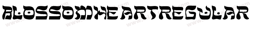 BlossomHeartRegular字体转换