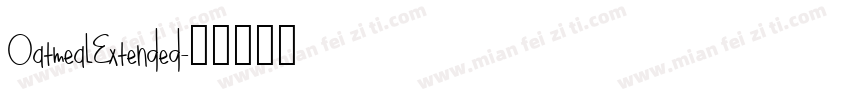 OatmealExtended字体转换