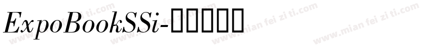 ExpoBookSSi字体转换