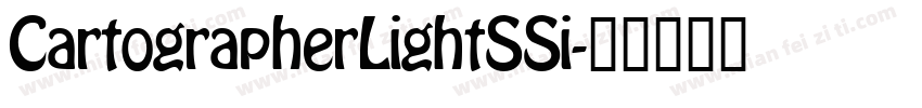 CartographerLightSSi字体转换