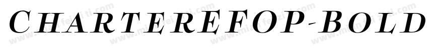 CharterEFOP-BoldItal字体转换