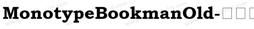 MonotypeBookmanOld字体转换