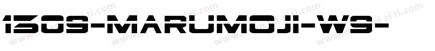 1309-Marumoji-W9字体转换
