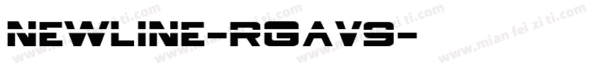 Newline-rgAV9字体转换